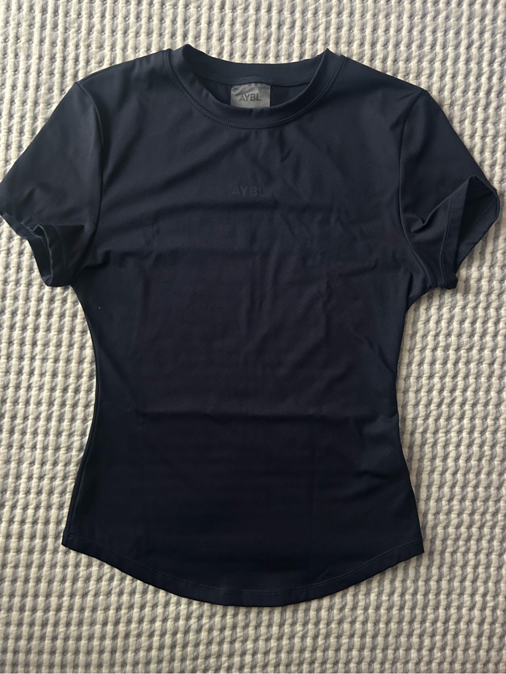 AYBL Navy Fitted Shortsleeve